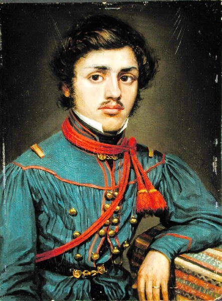 جان بابتيست جيني (1809-1882) متطوع من لوفان عام 1830 (زيت على لوح) بواسطة المدرسة البلجيكية