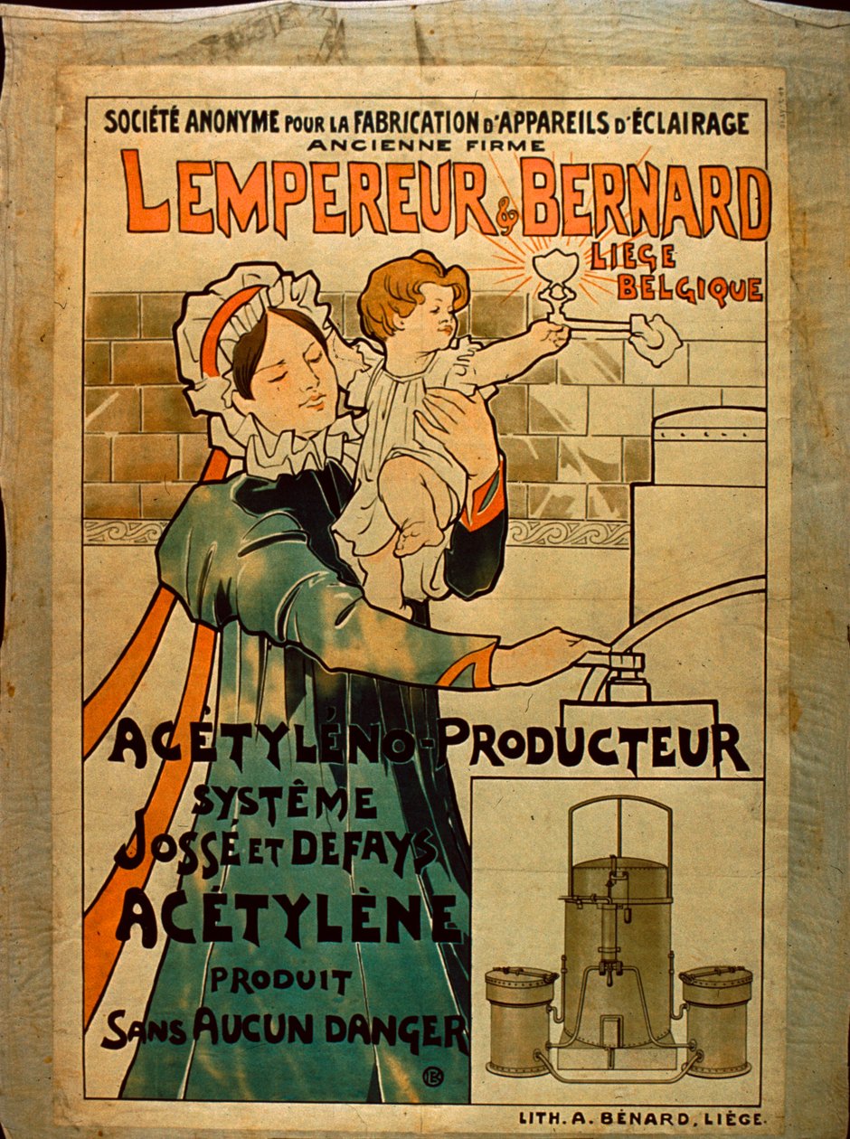 إضاءة Lempereur & Bernard Acetylene بواسطة المدرسة البلجيكية