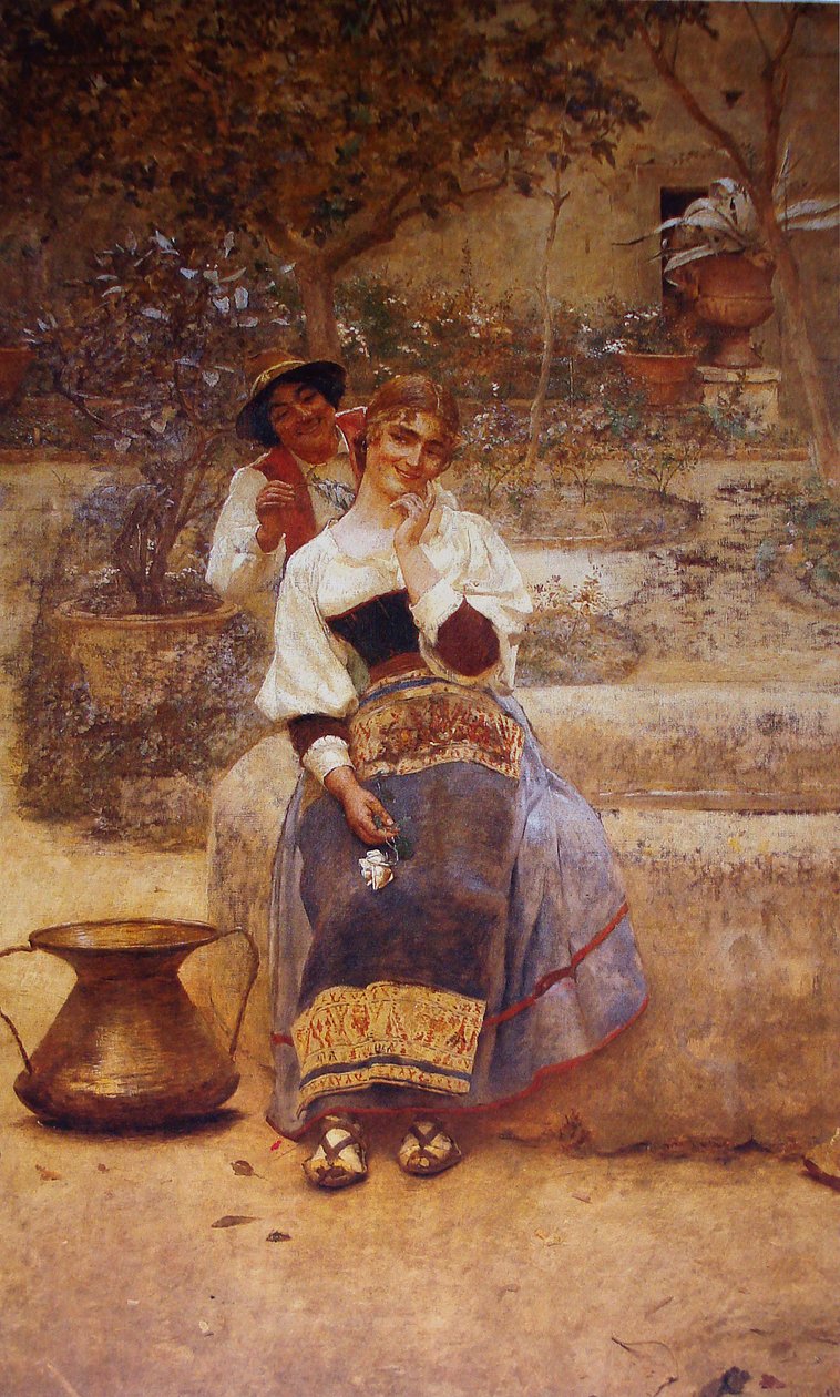 غرامة الطقس أو الدولة Idyll بواسطة Belmiro de Almeida