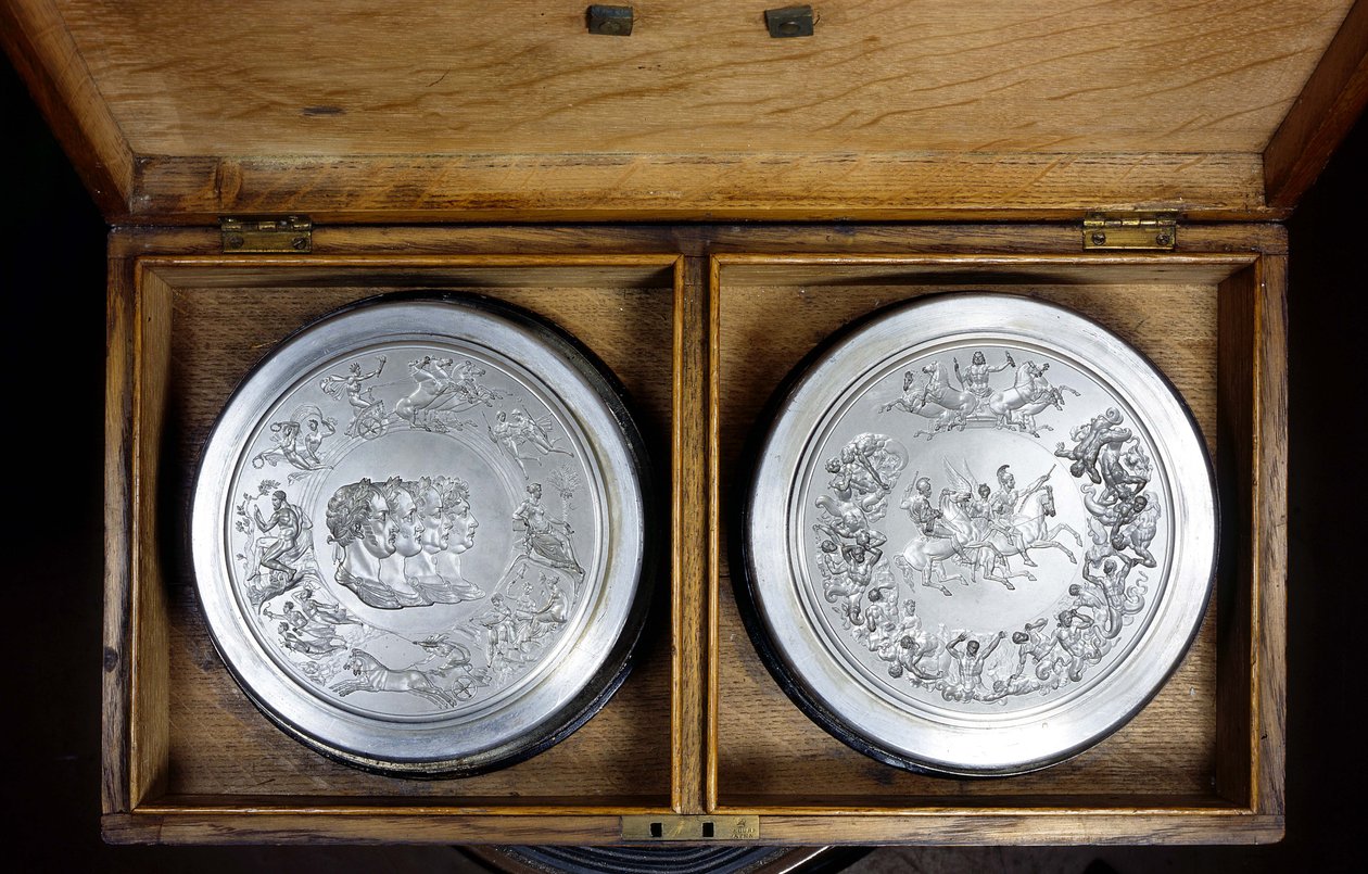وفاة ميدالية واترلو c.1815 (الصلب) بواسطة بينيديتو بيستروتشي
