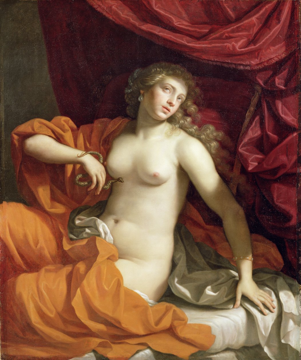 كليوباترا ، 1674-75 بواسطة بينيديتو الأصغر جيناري
