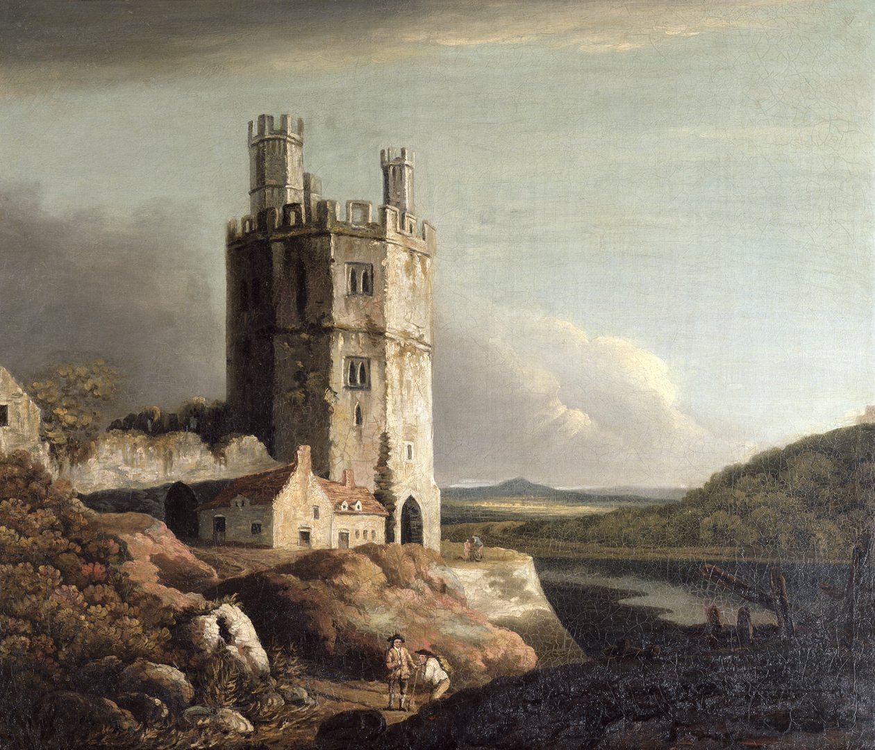 برج النسر ، قلعة Caernarvon ، 1802 بواسطة بنيامين باركر