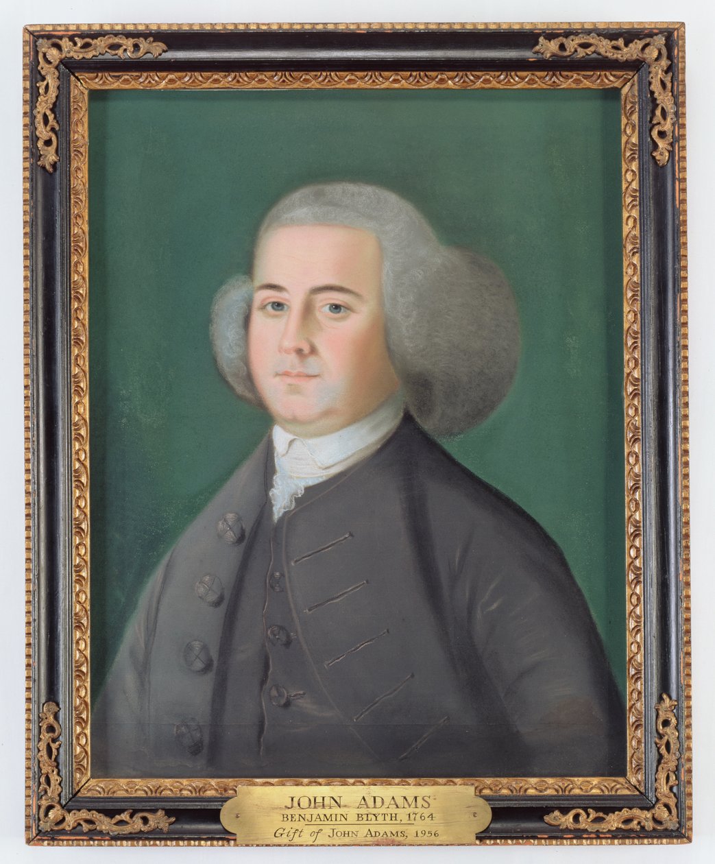 جون آدامز ، c.1766 (الباستيل على الورق) بواسطة بنيامين بليث