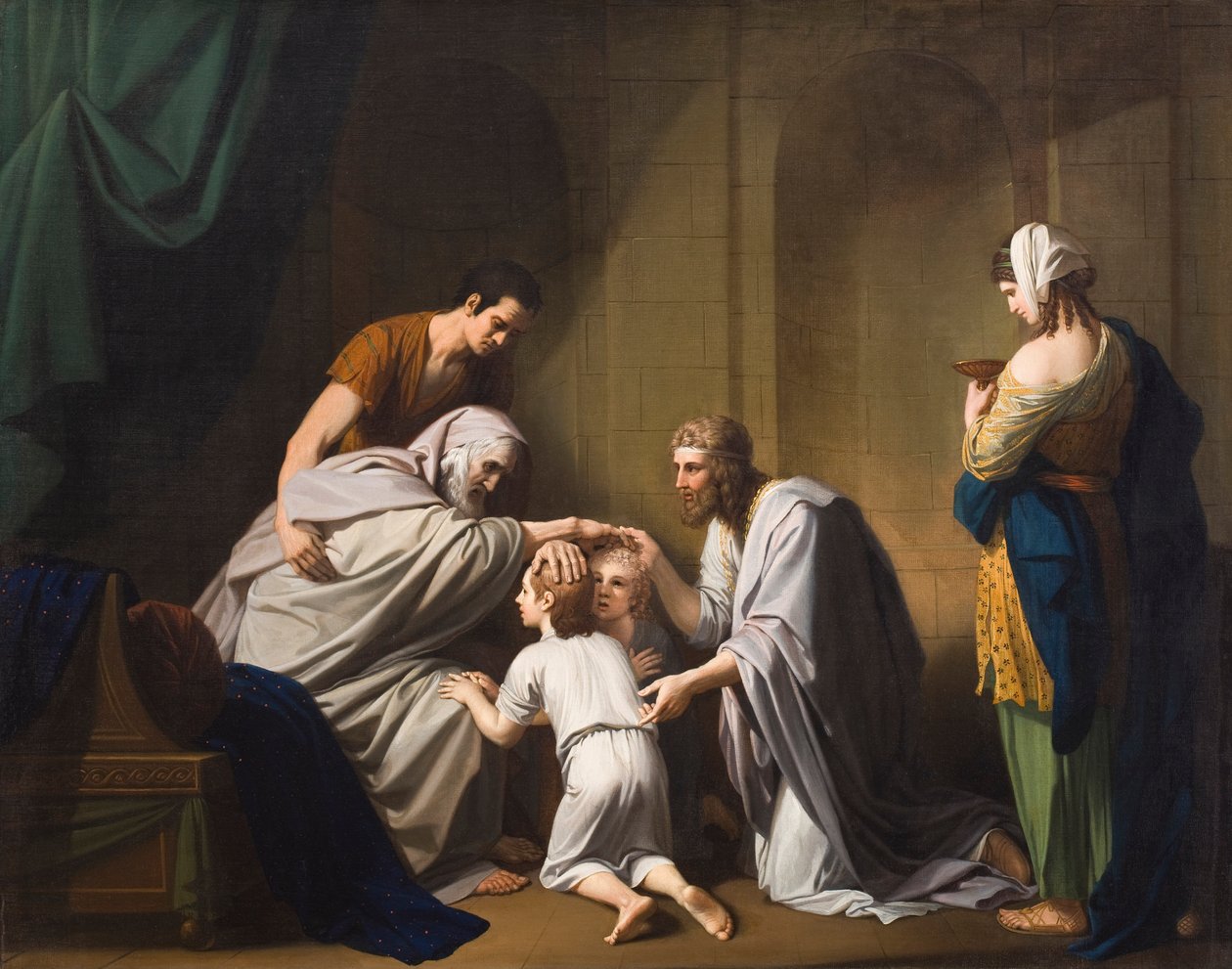 يعقوب نعمة افرايم ومنسى ، 1766-68 بواسطة بنيامين ويست
