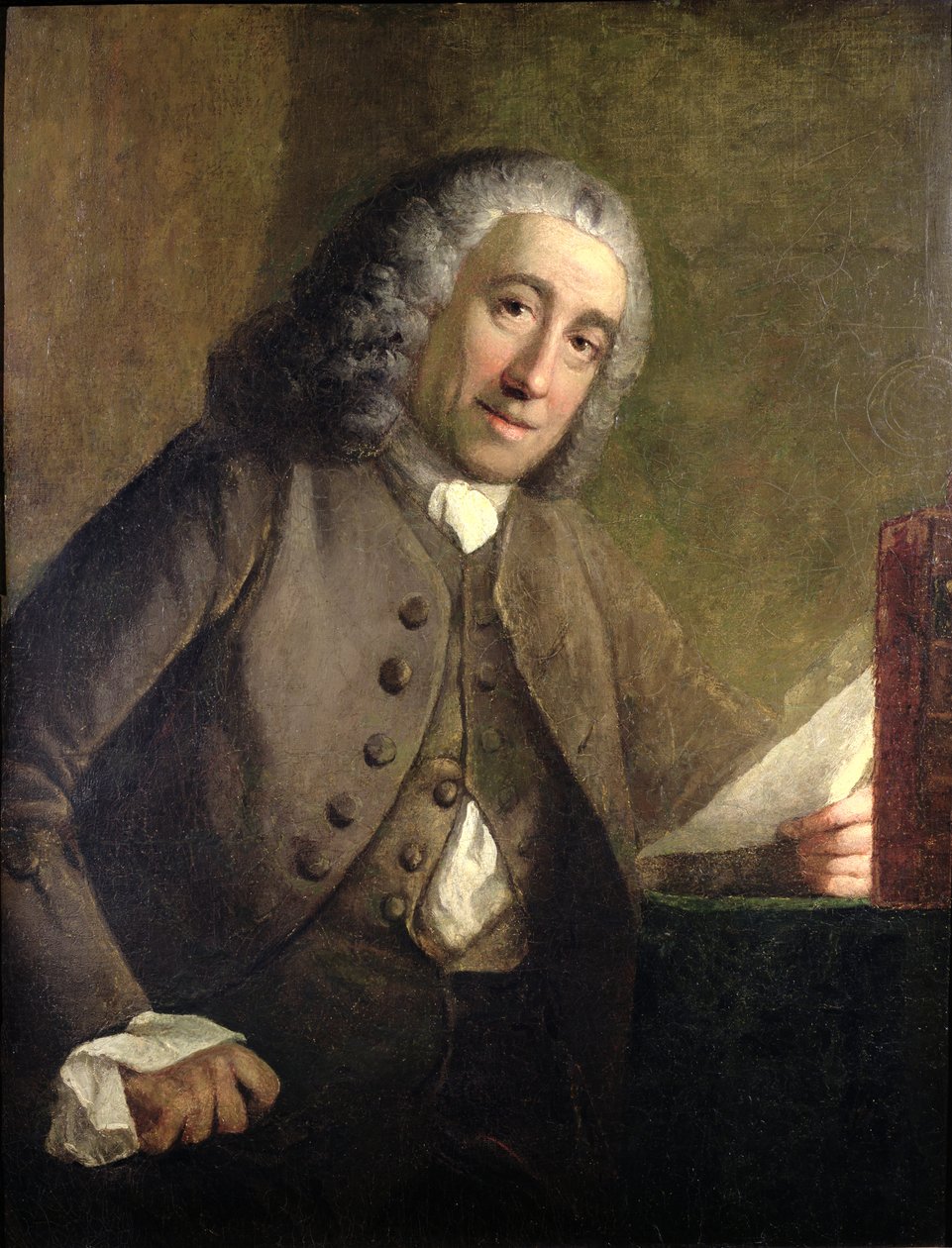 صورة فرانسيس فاكويير ، (c.1704-68) اللفتنانت حاكم ولاية فرجينيا في المستعمرات الأمريكية ، c.1757 بواسطة بنيامين ويلسون