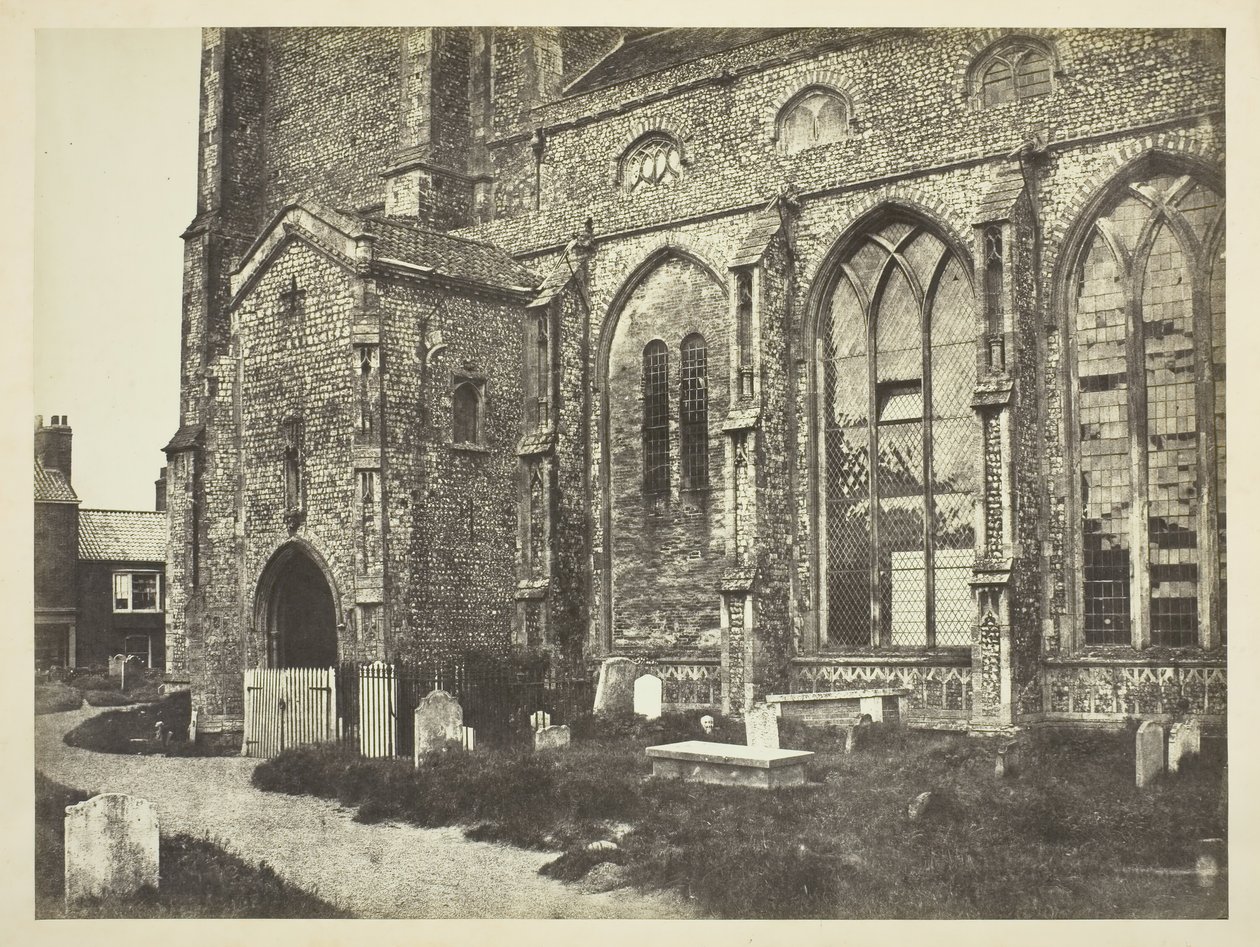 جنوب كنيسة كرومر ، ج. 1850s. بواسطة بنيامين بريكنيل تيرنر