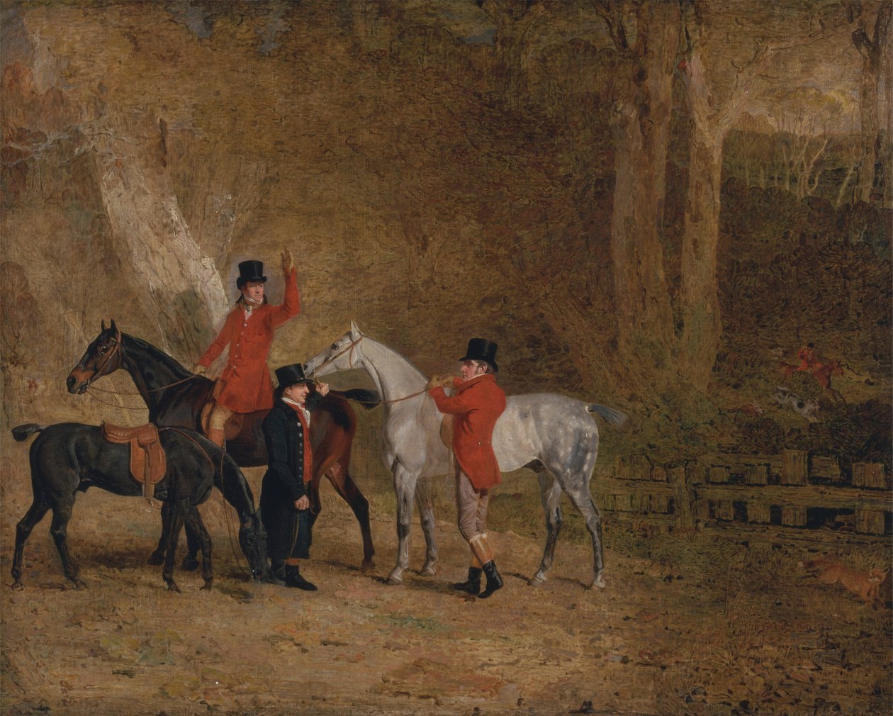 مشهد Foxhunting بواسطة بنيامين مارشال