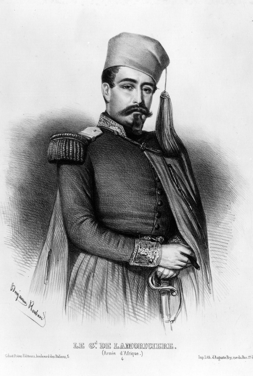 صورة لويس جوكولت دي لاموريسيير (1806-1865) ، عام فرنسي (رسم) بواسطة بنيامين روبود
