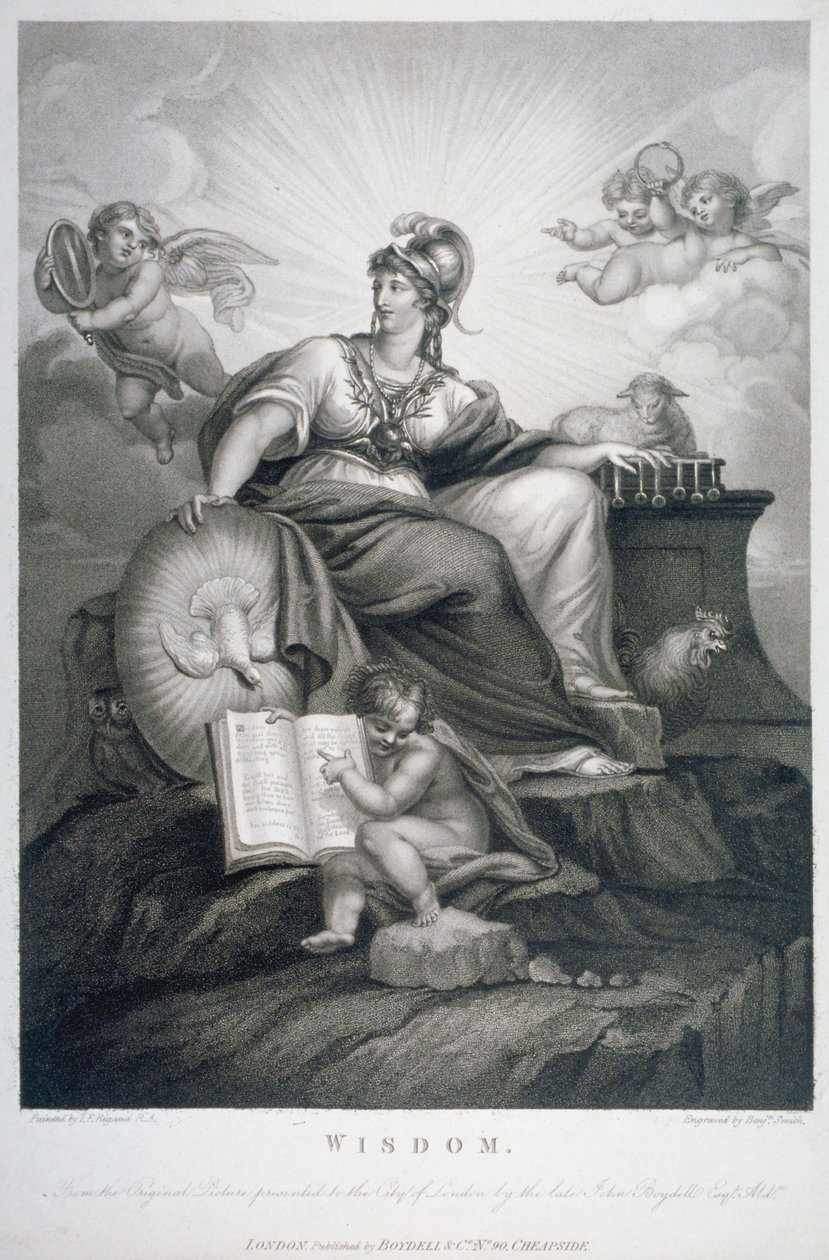 "الحكمة" ، 1794. بواسطة بنيامين سميث