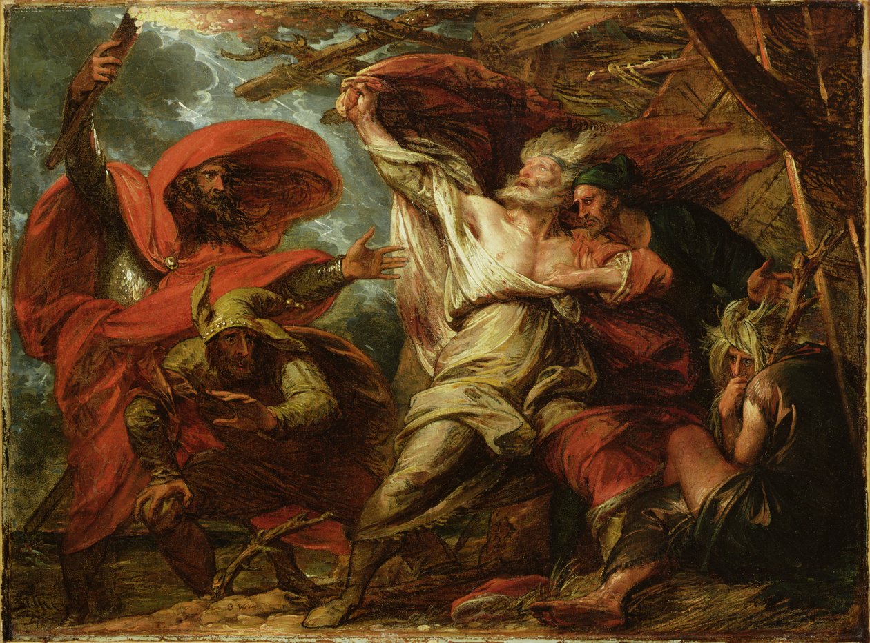 الملك لير ، ج .1788 بواسطة بنيامين ويست
