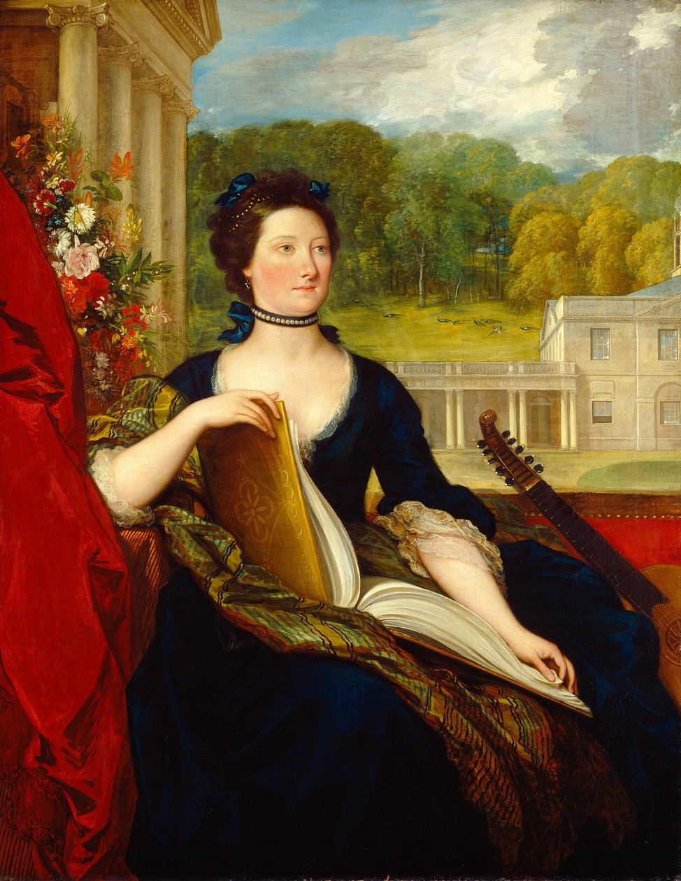 ماريا هاميلتون بيكفورد السيدة ويليام بيكفورد ، 1799. بواسطة بنيامين ويست