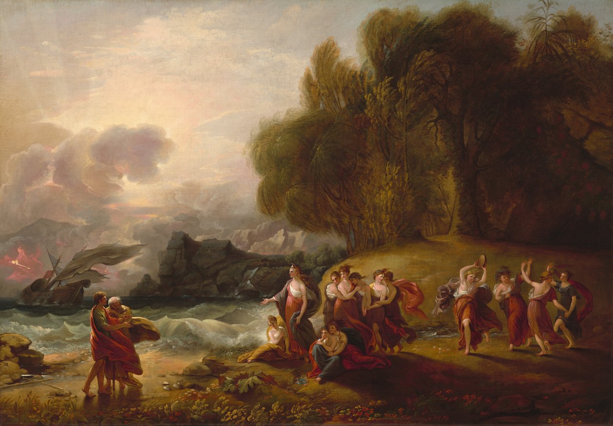 Telemachus و Calypso بواسطة بنيامين ويست