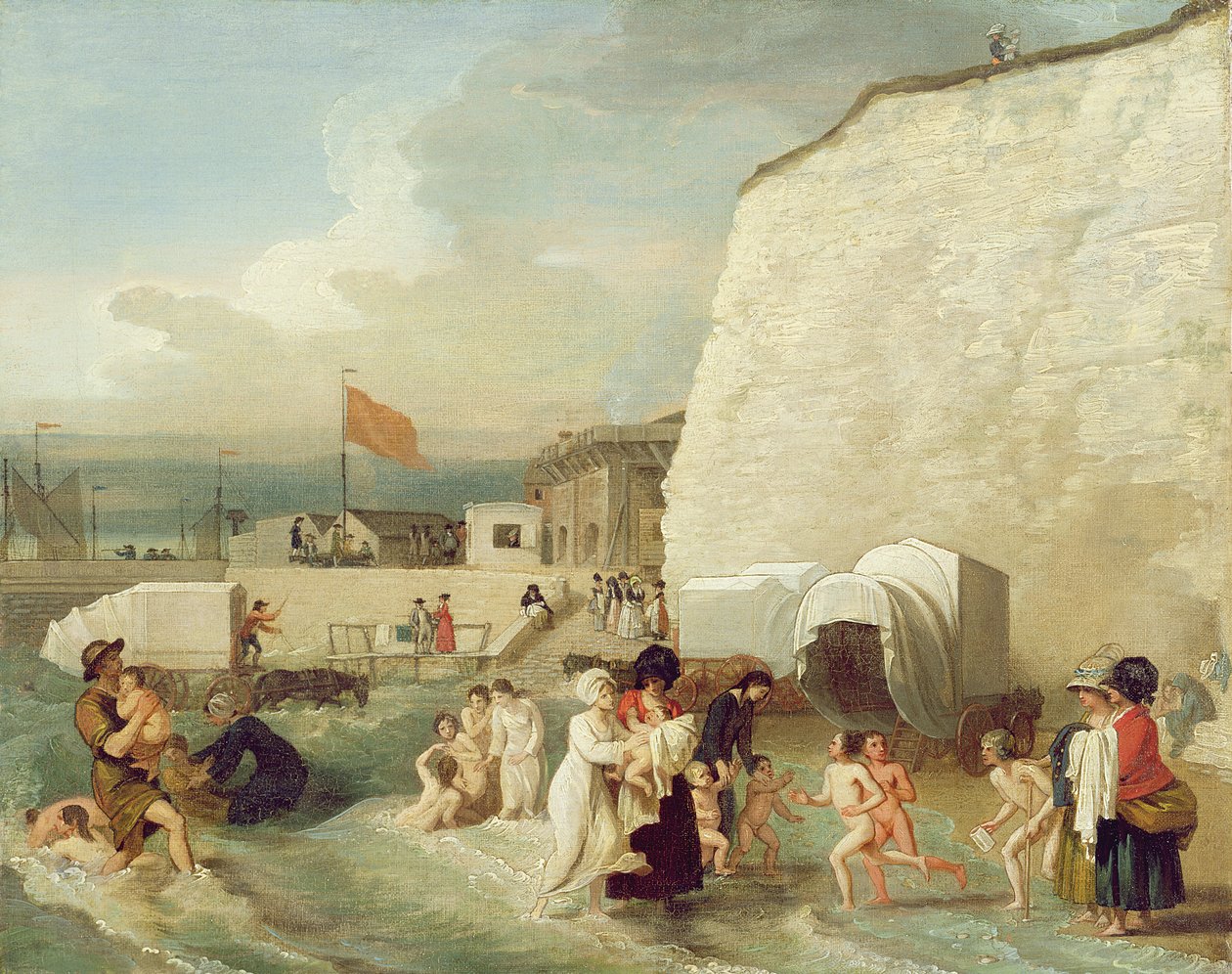 مكان الاستحمام في رامسجيت ، حوالي عام 1788 (زيت على قماش) بواسطة بنيامين ويست