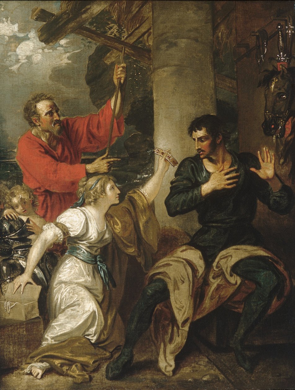 The Damsel and Orlando ، حوالي 1793 (زيت على قماش) بواسطة بنيامين ويست
