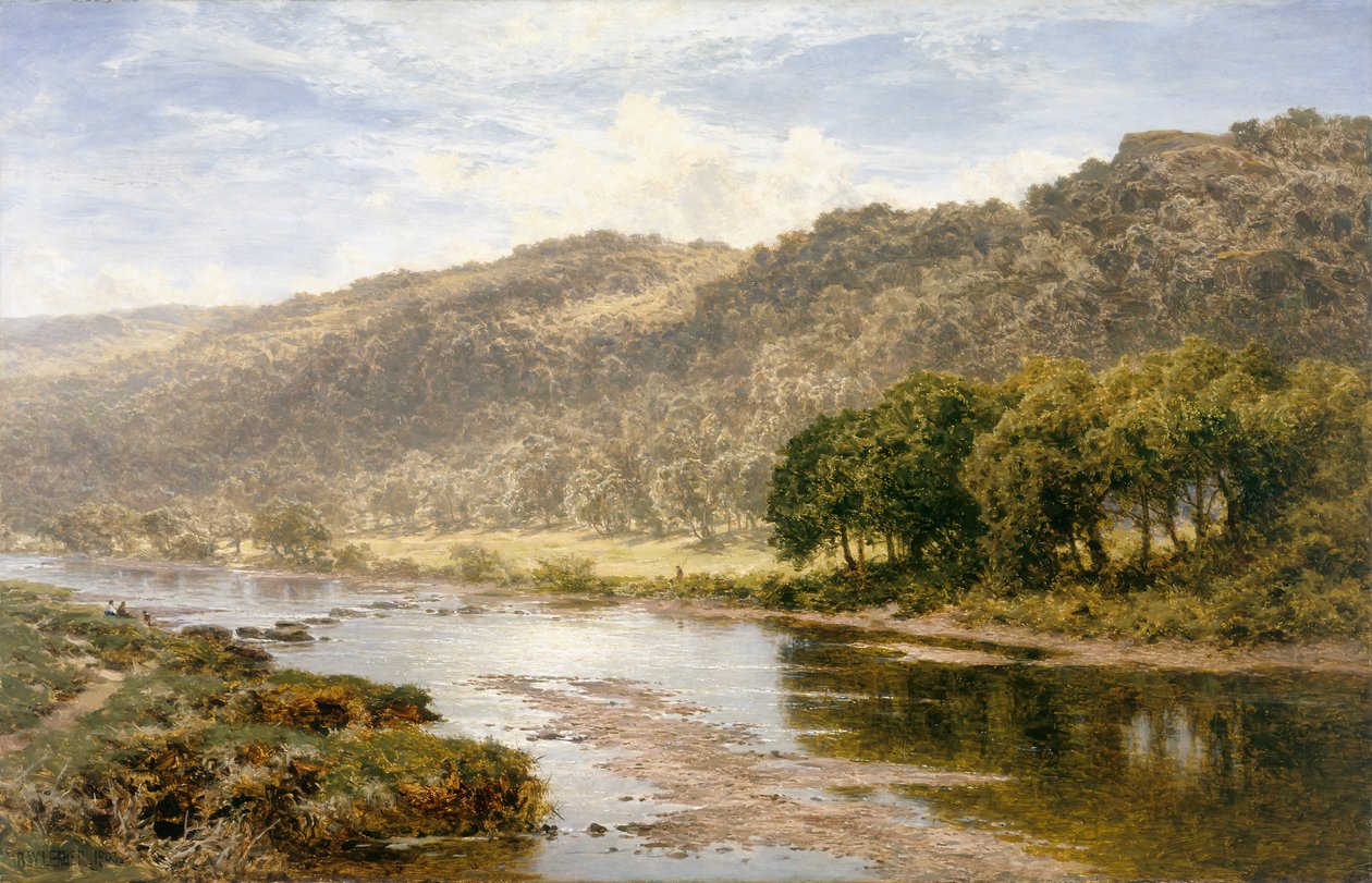 "على Llugwy أسفل Capel Curig" ، 1903 بواسطة بنيامين ويليامز ليدر