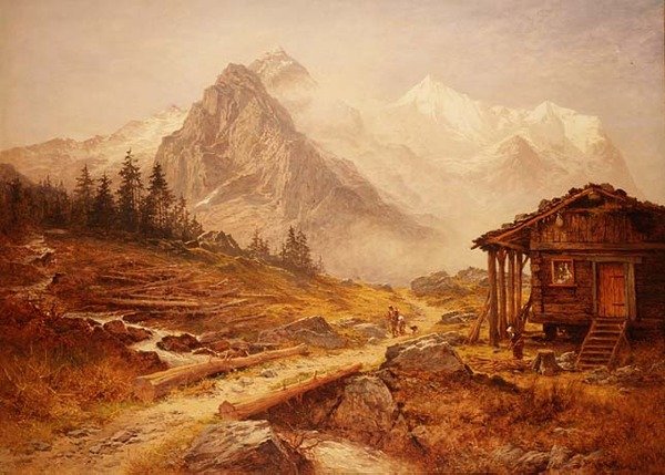 منظر من Zugspitze من Garmisch-Partenkirchen بواسطة بنيامين ويليامز ليدر