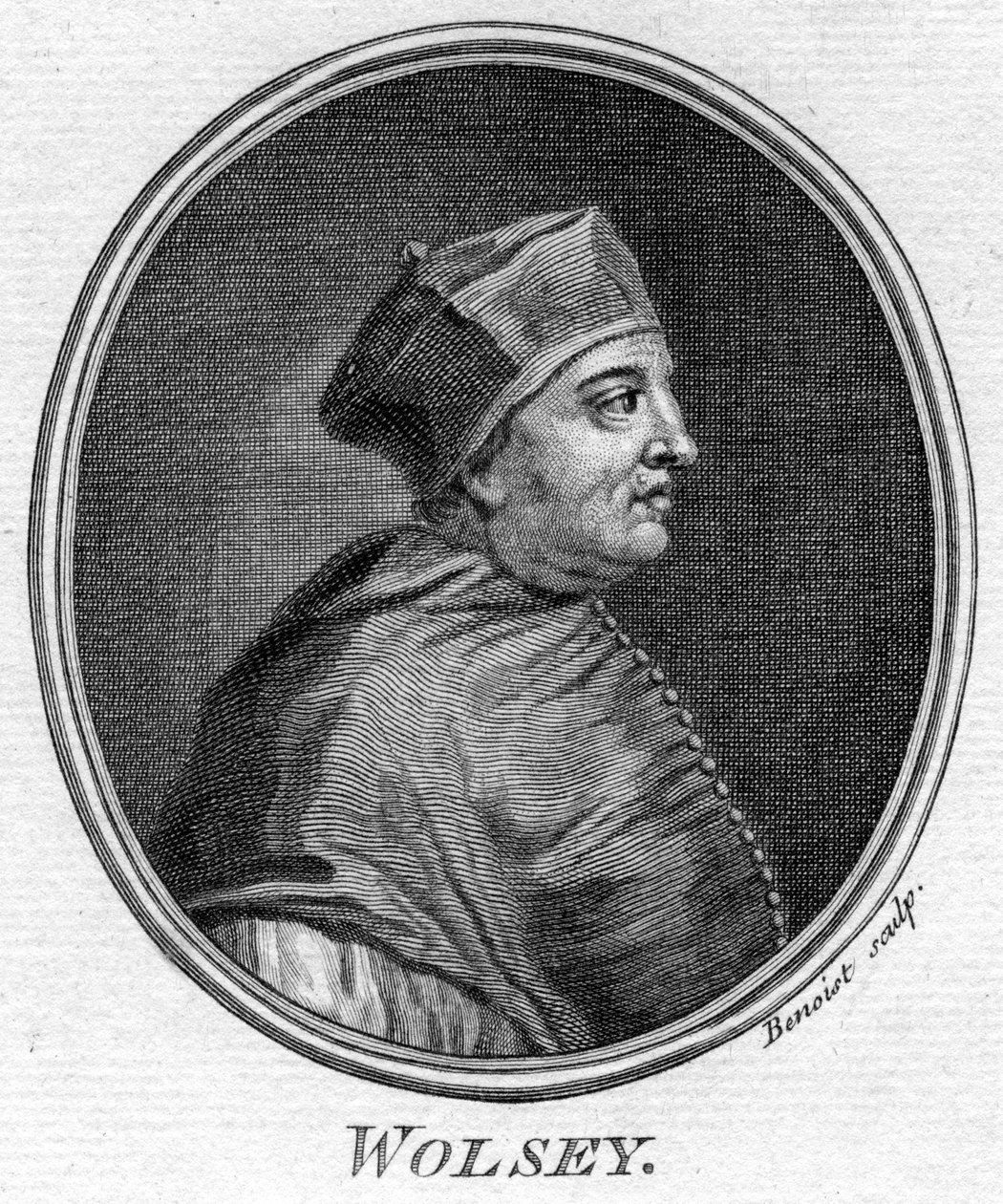 توماس ولسي c1475-1530 ، رجل دولة إنجليزي. بواسطة بينويست