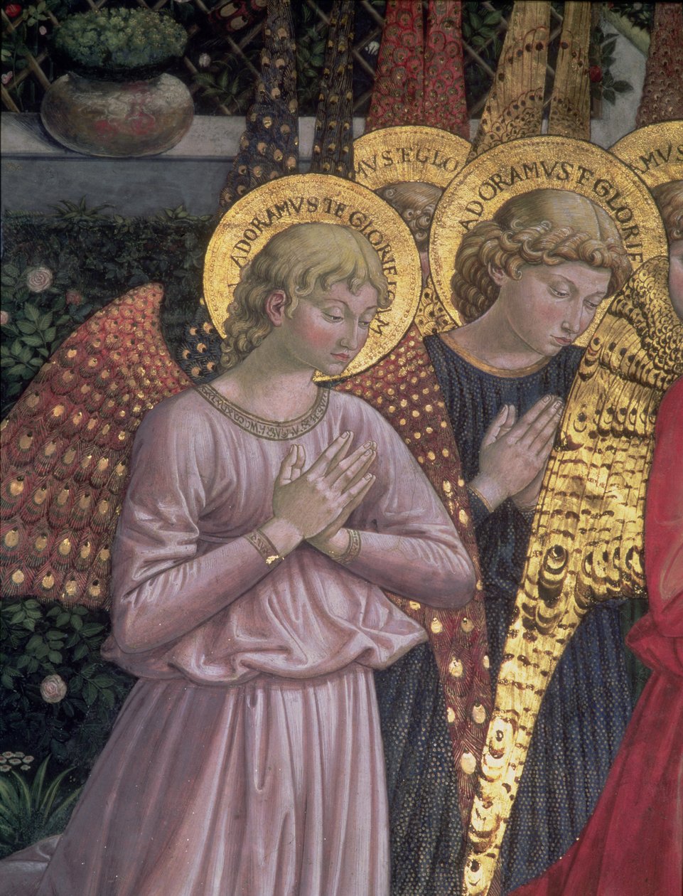 الملائكة ، 1459 (التفاصيل) بواسطة Benozzo di Les di Sandro Gozzoli