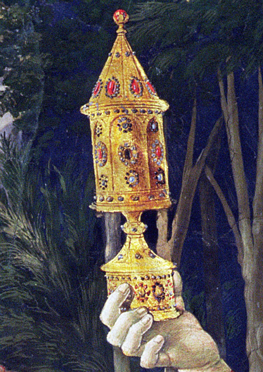التفاصيل من رحلة رحلة المجوس في الكنيسة ، ج 1460 تفاصيل جدارية 170295 بواسطة Benozzo di Les di Sandro Gozzoli