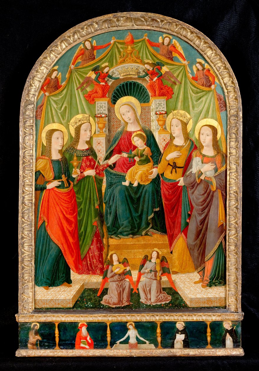 الزواج الصوفي من سانت كاترين بواسطة Benozzo di Les di Sandro Gozzoli