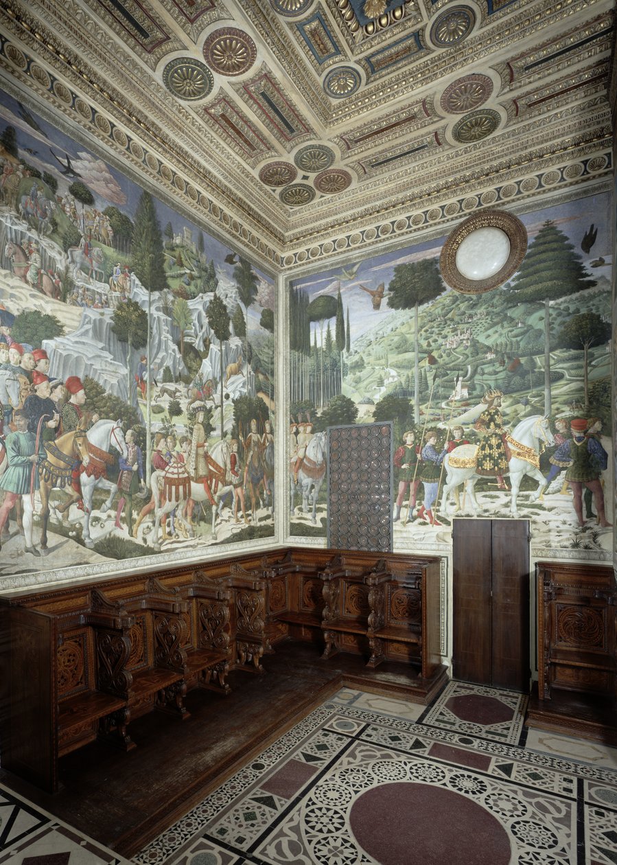 موكب المجوس 1459-60 بواسطة Benozzo di Les di Sandro Gozzoli
