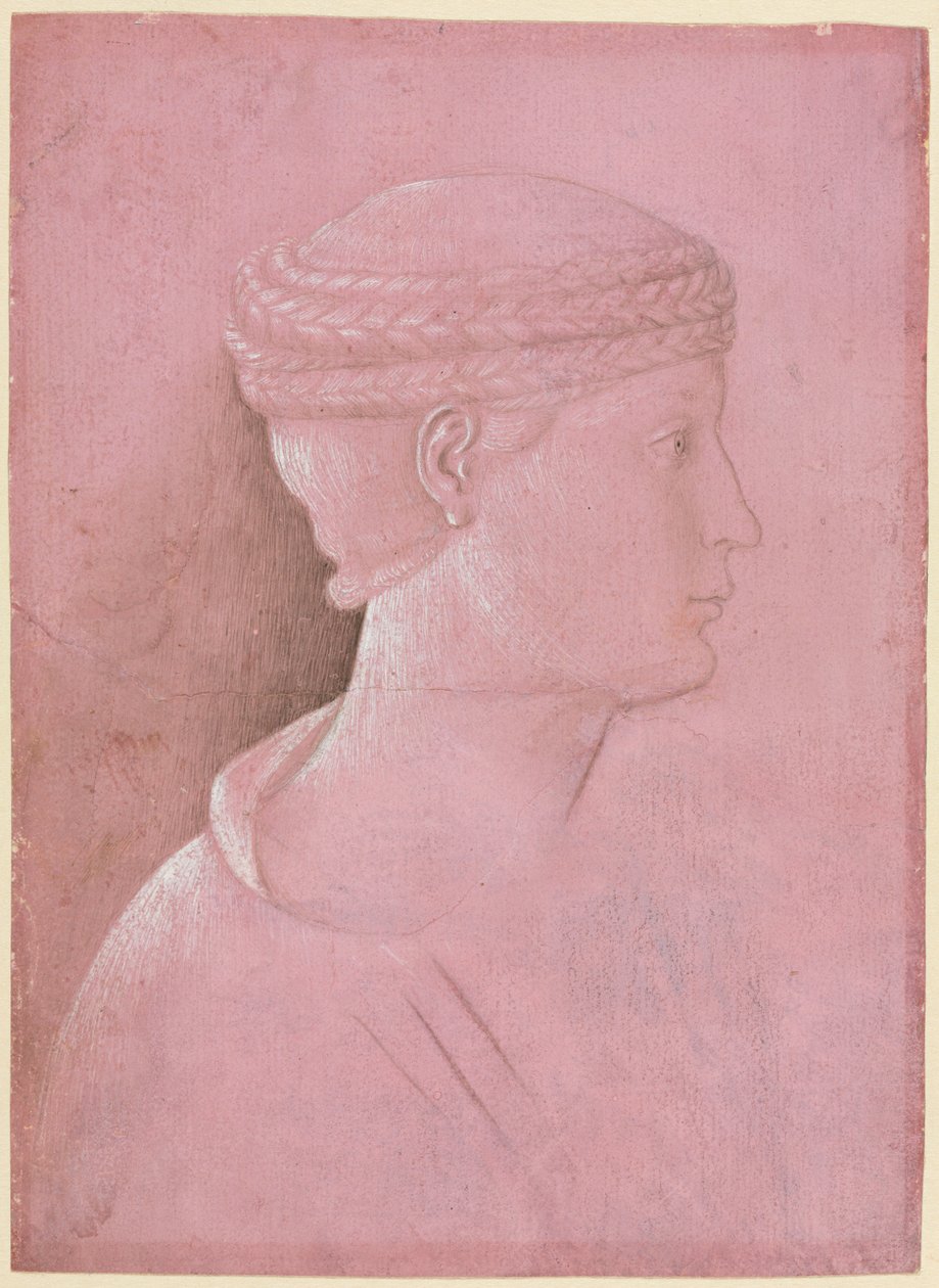 تمثال نصفي لامرأة الوجه ، ج. 1458. بواسطة Benozzo Gozzoli