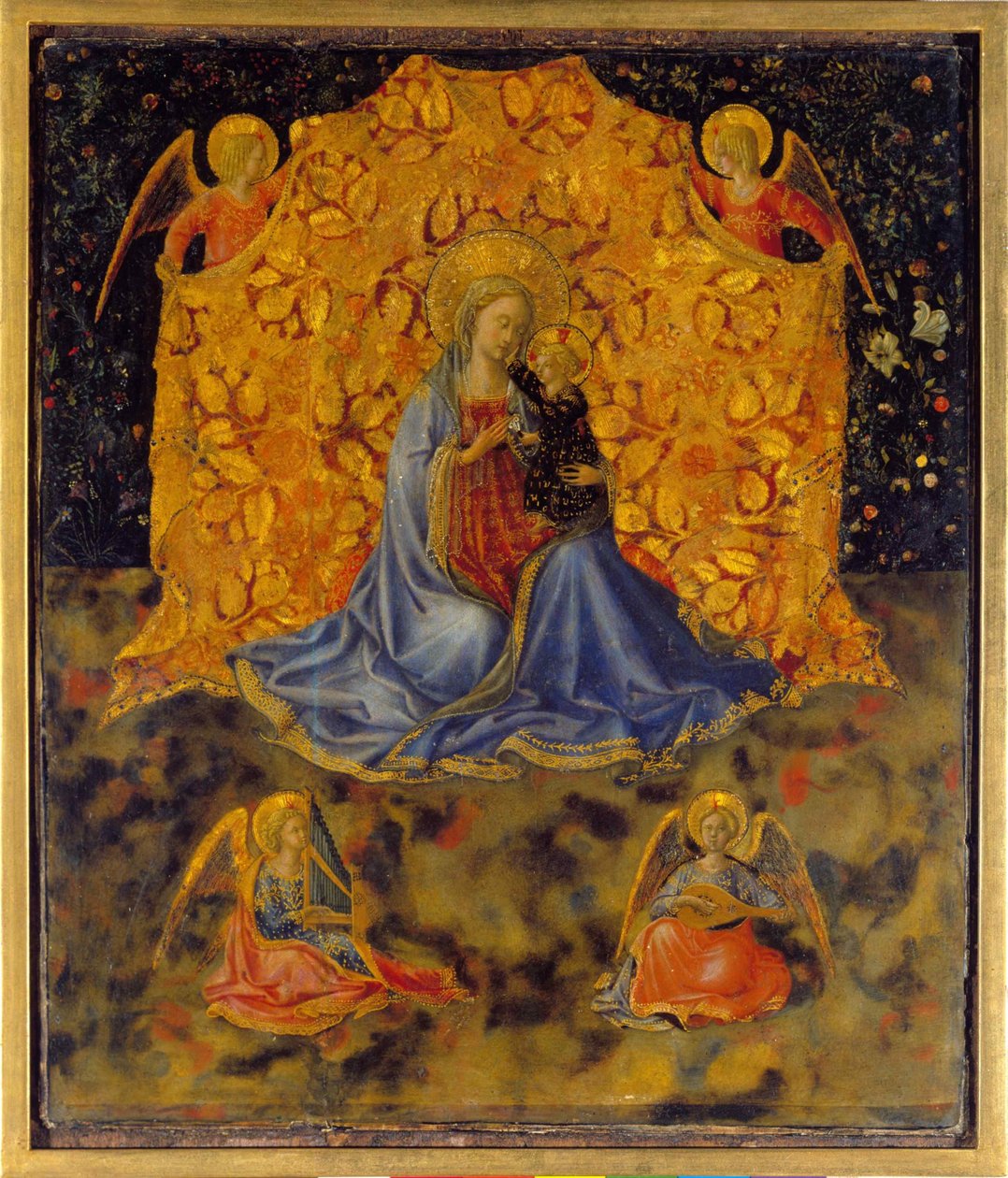 مادونا التواضع مادونا التواضع ، ج. 1450. بواسطة Benozzo Gozzoli