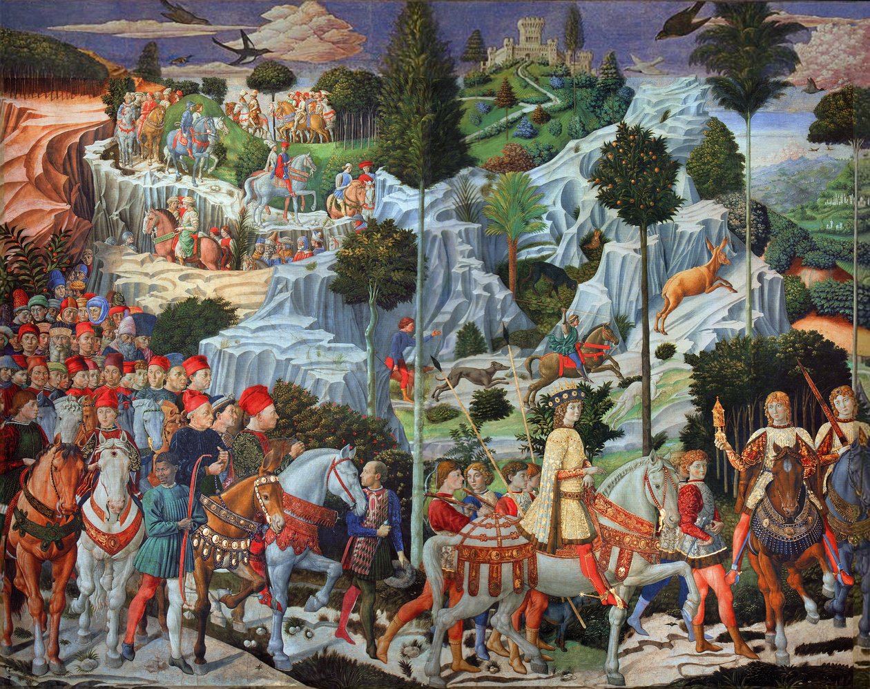 موكب أصغر ملك بواسطة Benozzo Gozzoli