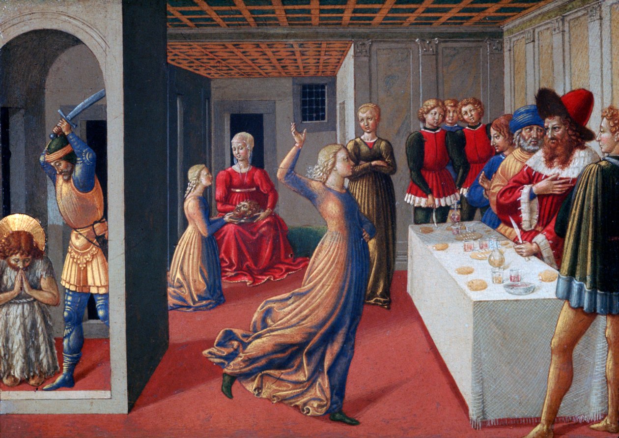 عيد هيرودس وقطع رأس القديس يوحنا المعمدان 1461-1462 بواسطة Benozzo Gozzoli
