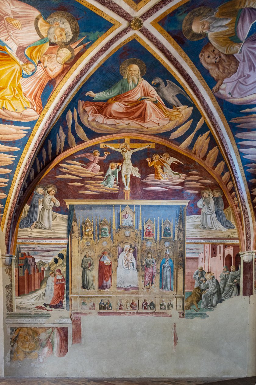 كنيسة القديس جيروم بواسطة Benozzo di Les di Sandro Gozzoli