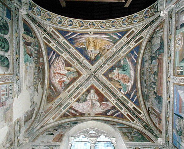حلقات من حياة القديس أوغسطين ، من سقف الكورال ، 1463-65 بواسطة Benozzo di Les di Sandro Gozzoli