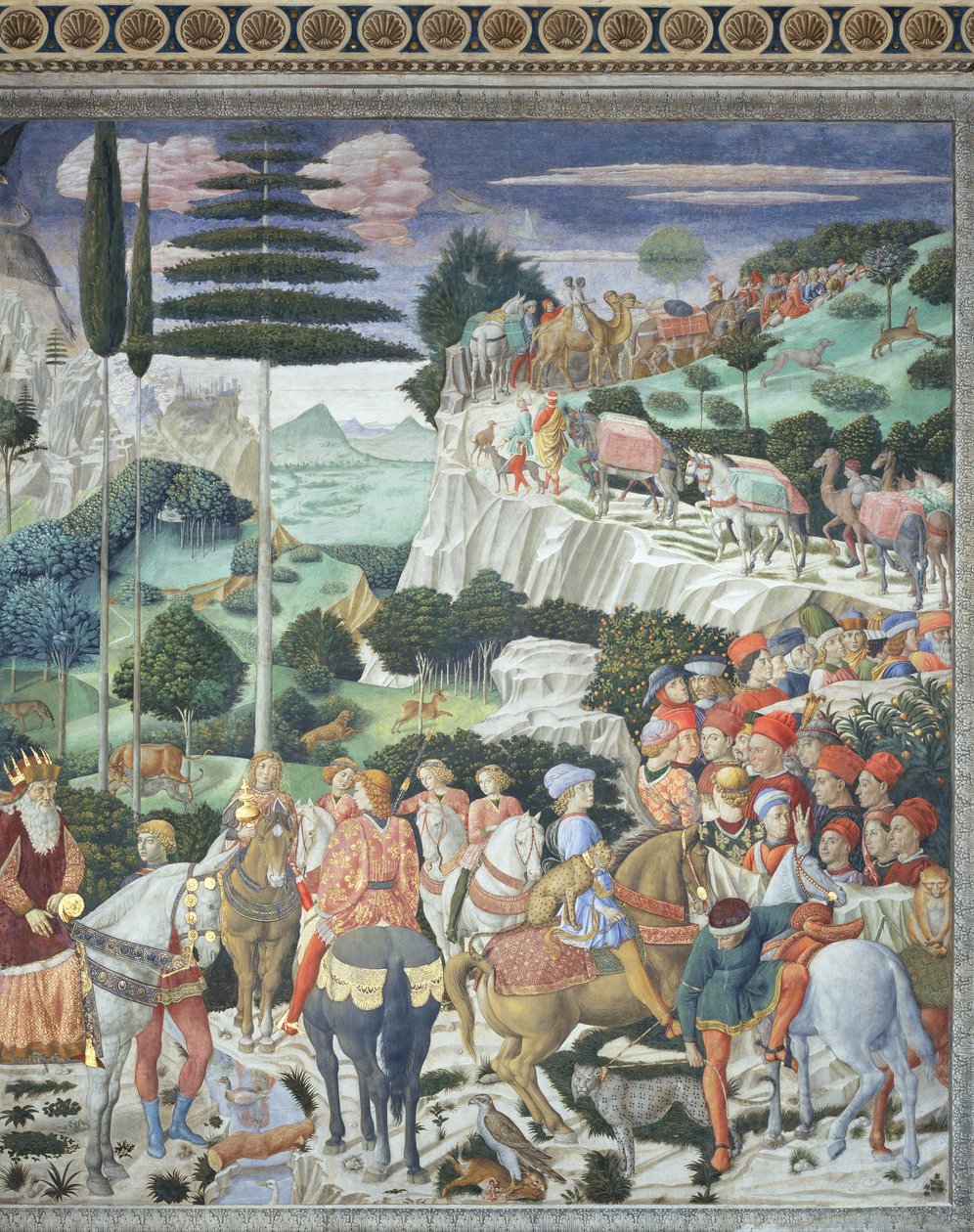  بواسطة Benozzo di Les di Sandro Gozzoli