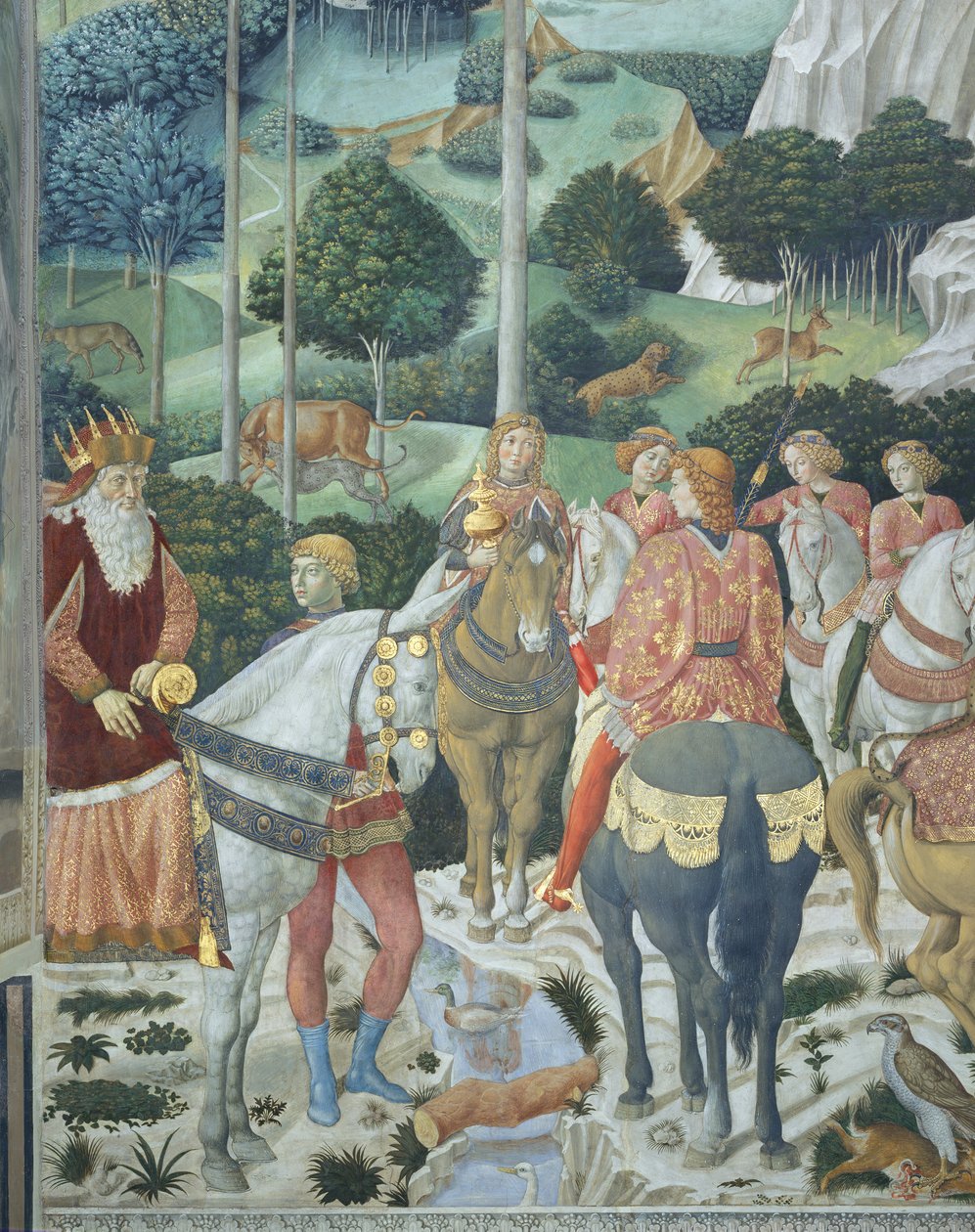  بواسطة Benozzo di Les di Sandro Gozzoli