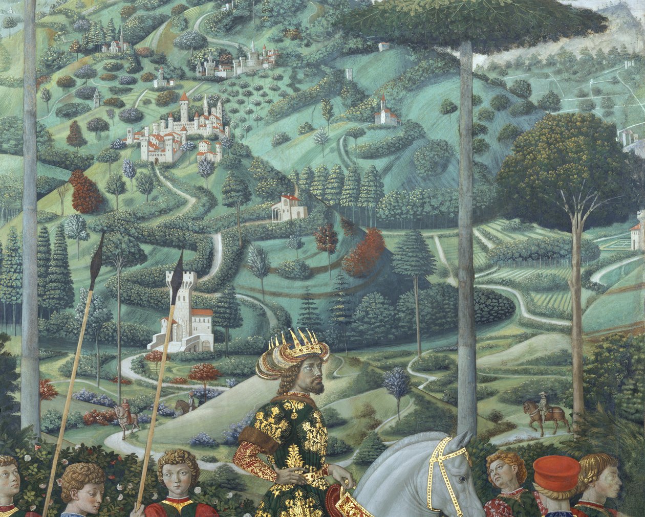  بواسطة Benozzo di Les di Sandro Gozzoli
