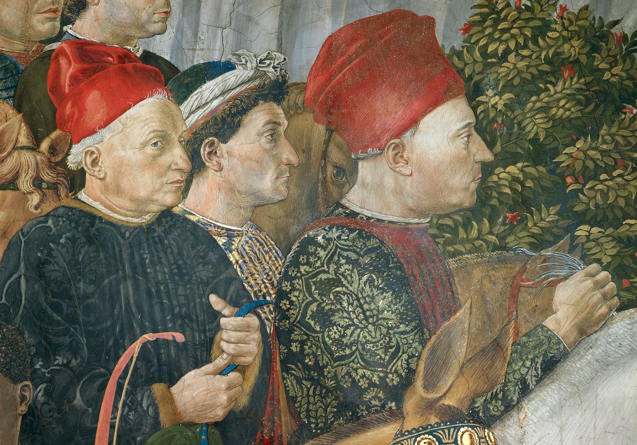 موكب الملوك المجوس إلى بيت لحم بواسطة Benozzo di Les di Sandro Gozzoli