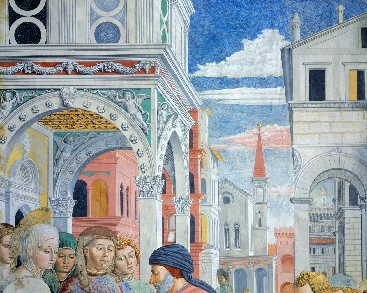 قصص القديس أوغسطين بواسطة Benozzo di Les di Sandro Gozzoli