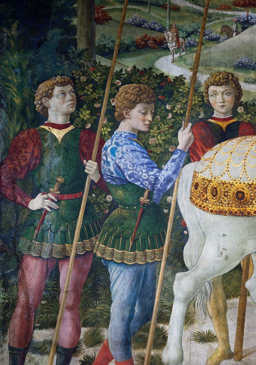 The Procession of the Magi, detail بواسطة Benozzo di Les di Sandro Gozzoli