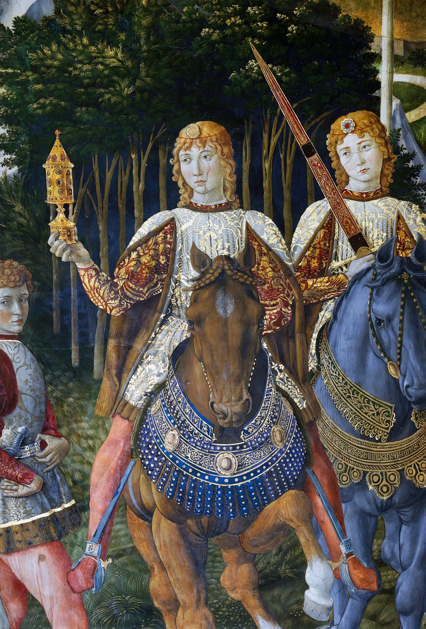 موكب المجوس ، تفصيل بواسطة Benozzo di Les di Sandro Gozzoli