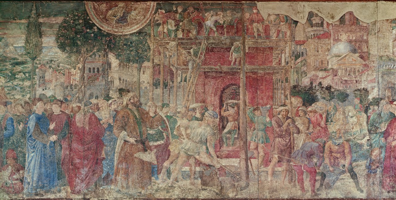 برج بابل ، 1468-1484 بواسطة Benozzo di Les di Sandro Gozzoli