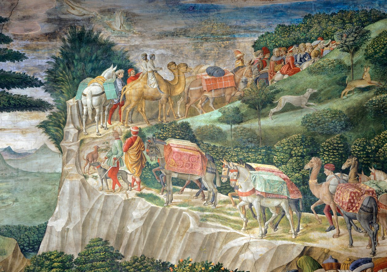 موكب المجوس بواسطة Benozzo di Les di Sandro Gozzoli
