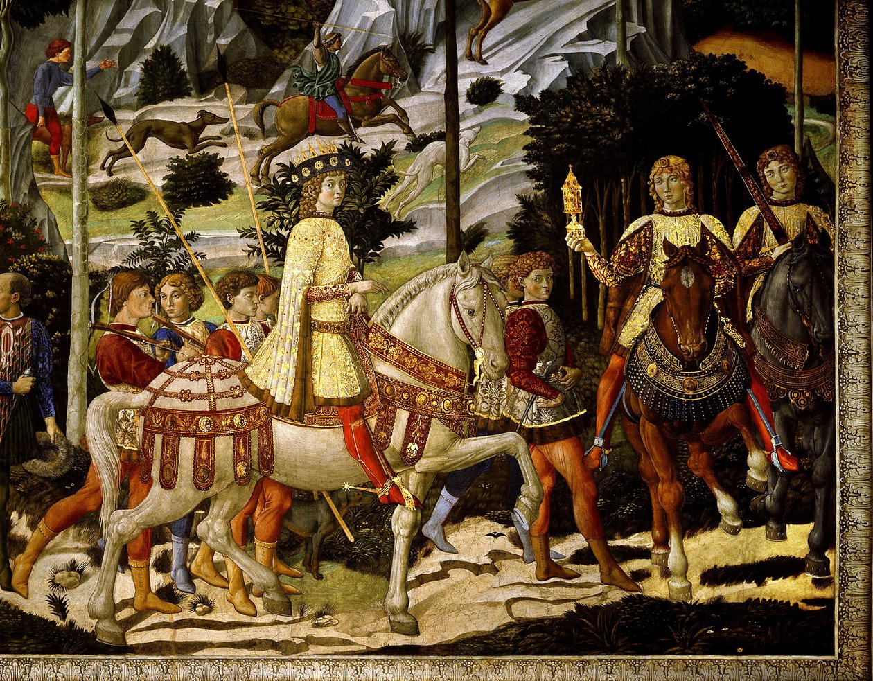سفر ملوك المجوس بواسطة Benozzo di Les di Sandro Gozzoli