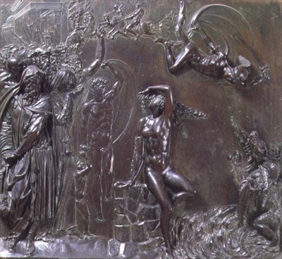 Perseus إنقاذ أندروميدا (برونزية) بواسطة بنفينوتو تشيليني