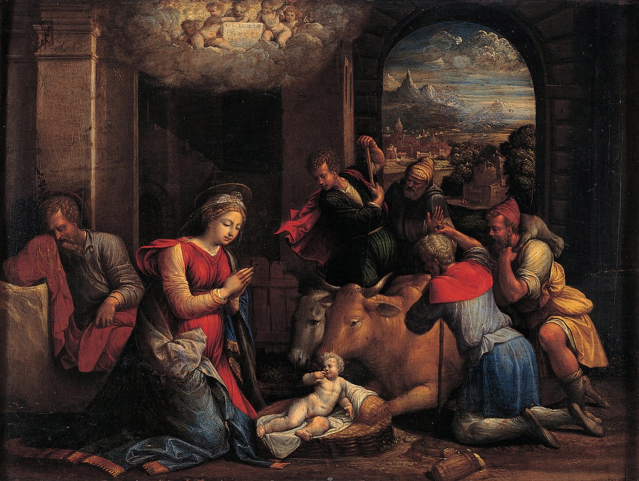عشق الرعاة ، 1536-1537 بواسطة Benvenuto Tisi da Garofalo