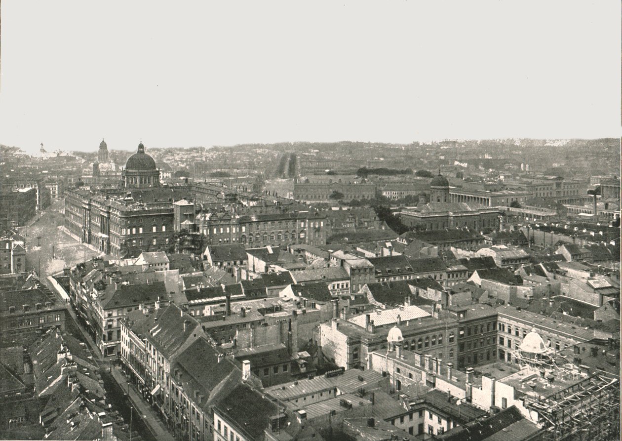 بانوراما لمدينة برلين ، ألمانيا ، 1895. بواسطة شركة برلين للتصوير الفوتوغرافي