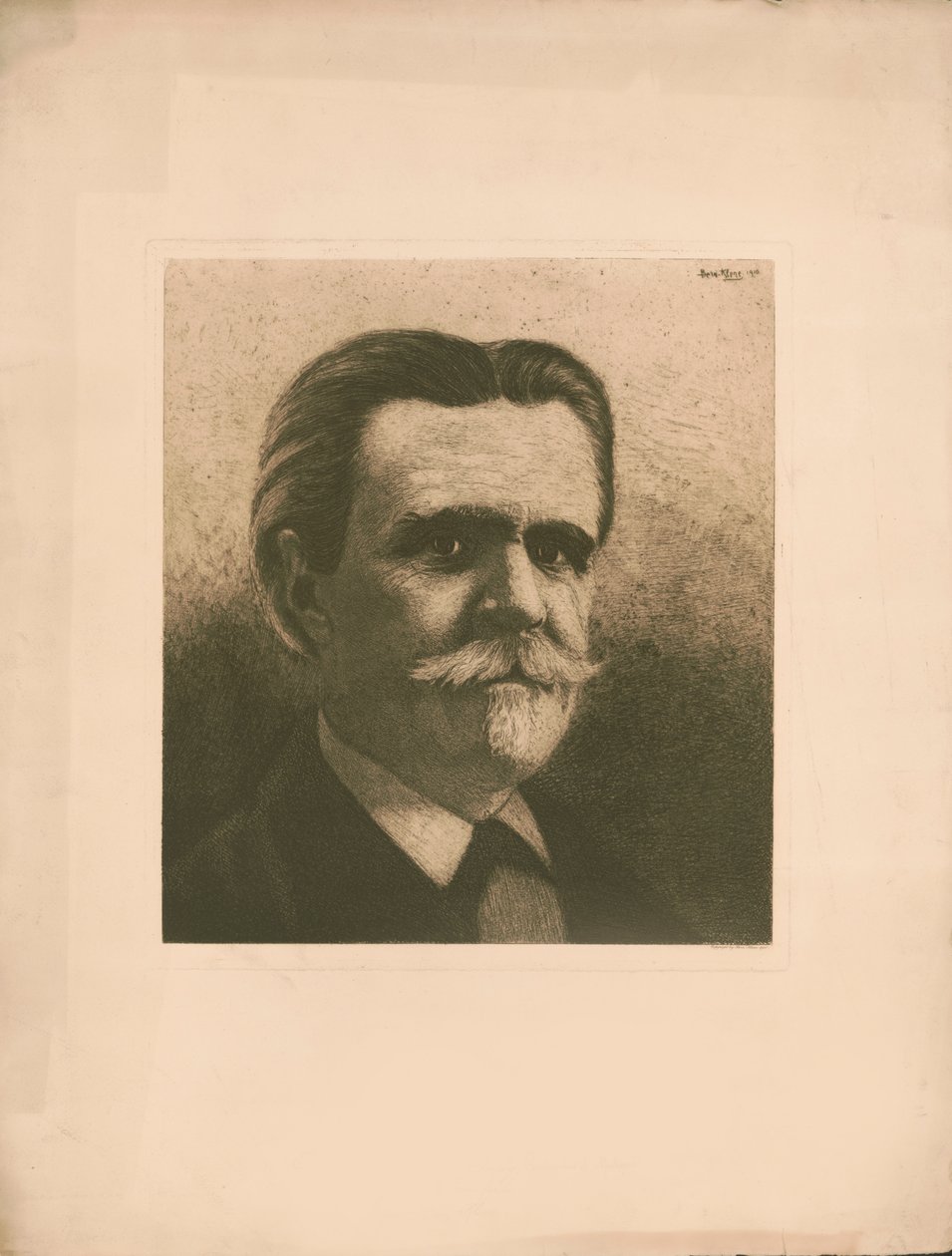 صورة شخصية للملحن فنسنت دي إندي 1851-1931 ، 1910. بواسطة برن كلين