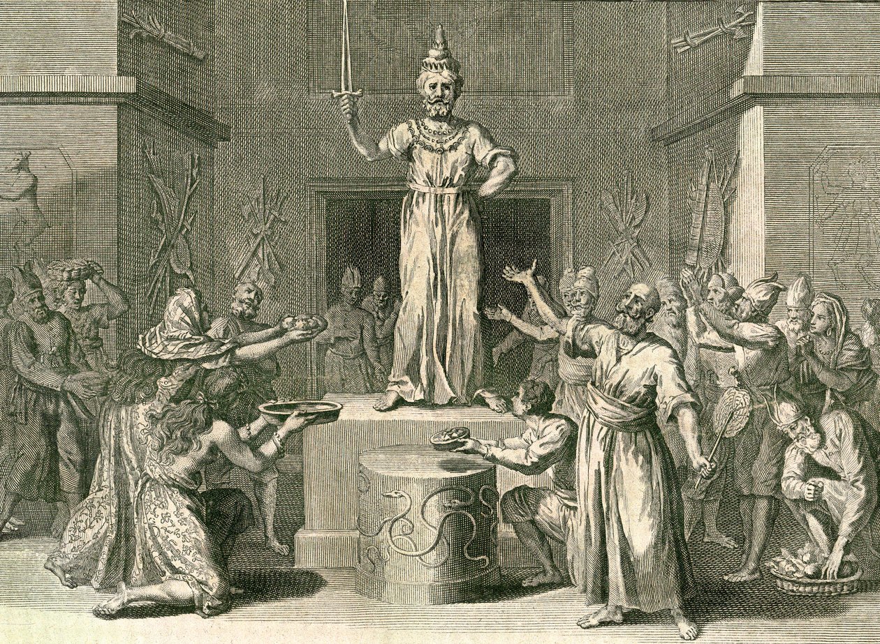 الإله الوصفي لجزيرة سيلان ، 1729 (النقش النحاسي) بواسطة برنارد بيكارت
