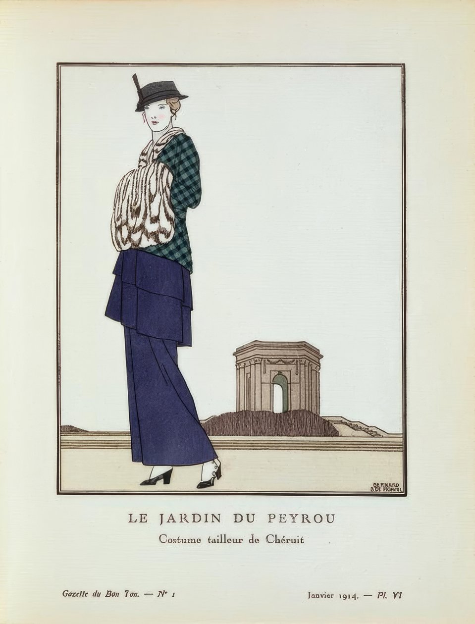 LE JARDIN DU PEYROU - زي مصنوع خصيصًا من Chéruit بواسطة برنارد بوتيه دي مونفيل
