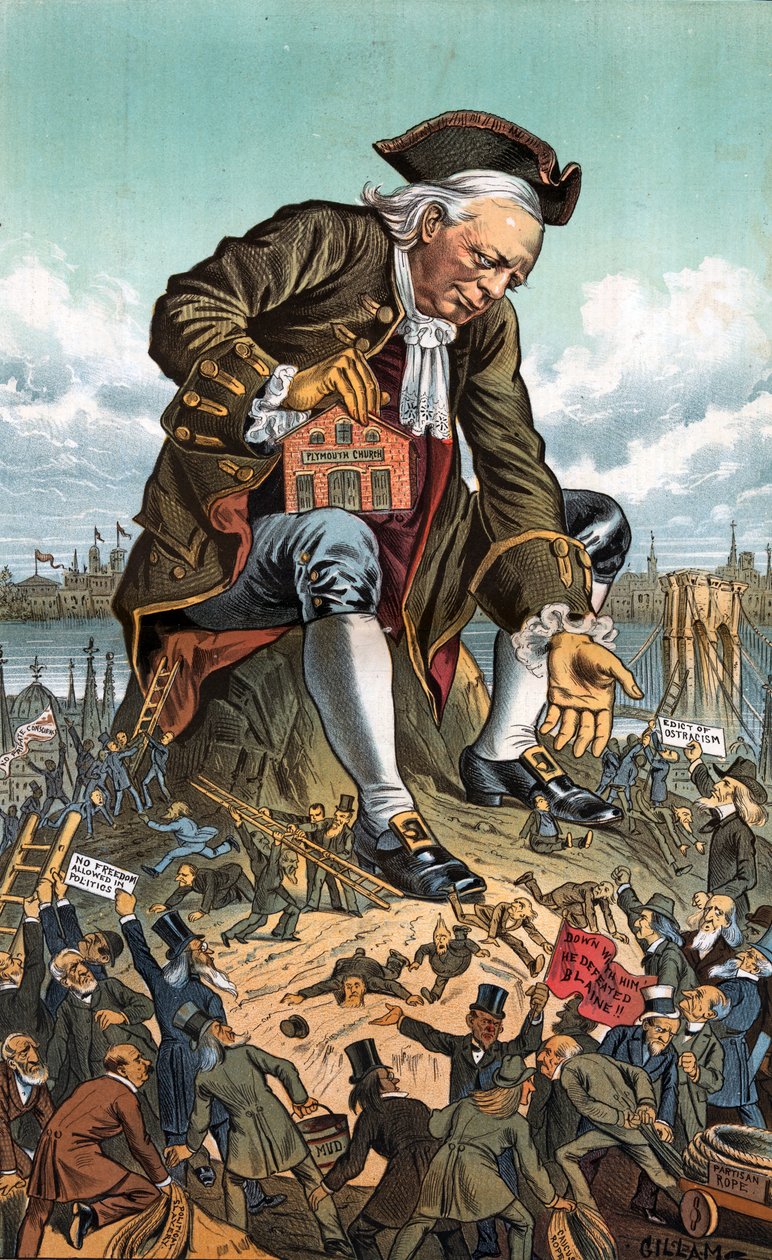 جاليفر والحزب Lilliputians ، 1885 بواسطة برنارد جيلام