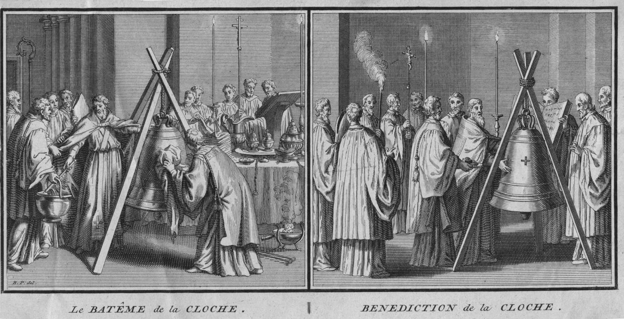 ال Bateme de la Cloche و Benediction de la Cloche ، 1724. بواسطة برنارد بيكارت