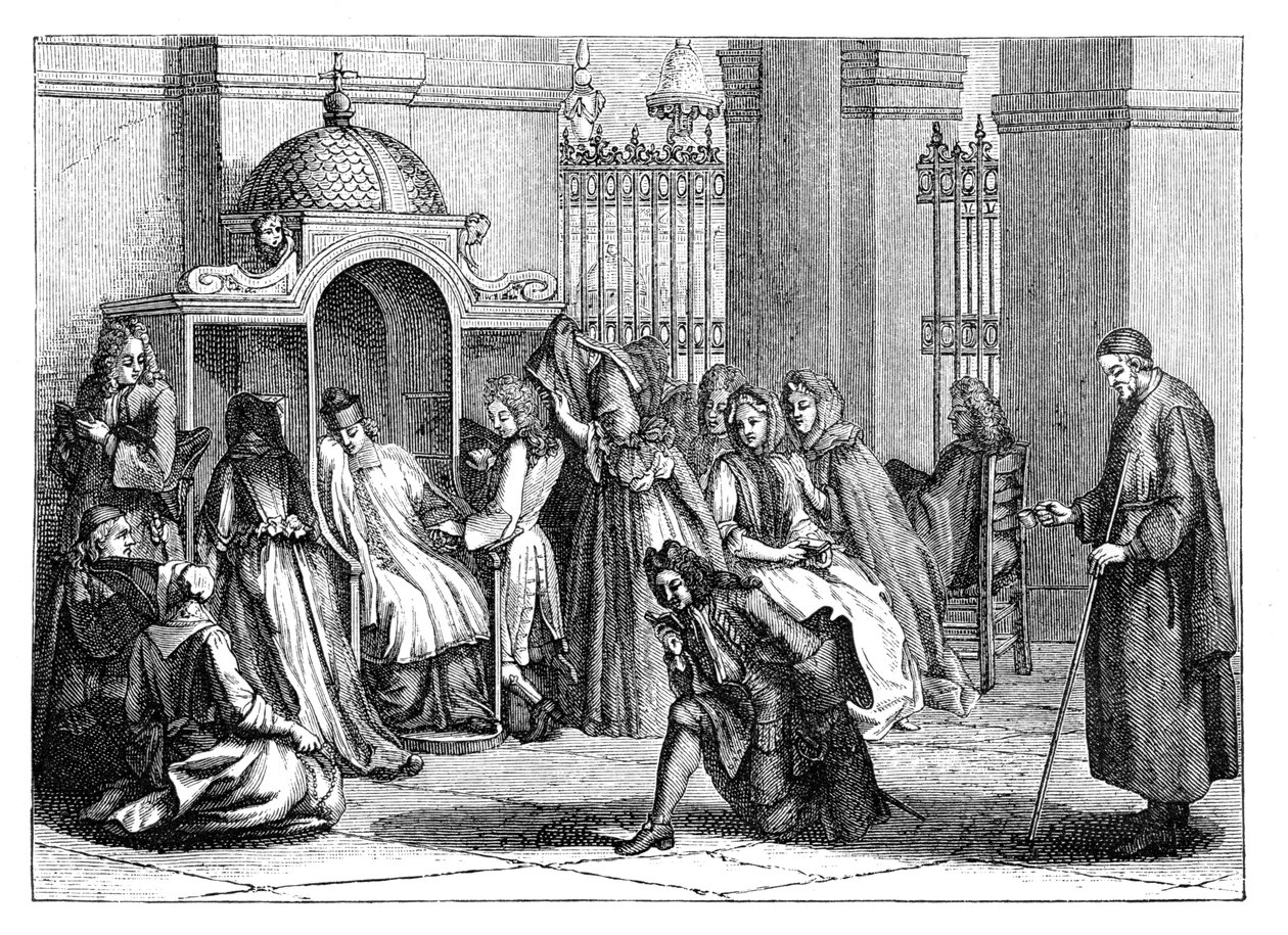 الاعتراف ، 1885. بواسطة برنارد بيكارت
